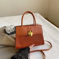Sac fourre-tout pour femme tendance et de haute qualité, grande capacité, fermeture à glissière en cuir PU, sac à main, sac à bandoulière pour femme