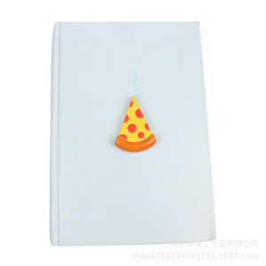Cartoon Food Shape Pu Fidget Toy Pizza Book Sticker Slow <b>Rebound</b> Toy Gift For Kids 5 To 7 Years Unisex - Product Image 2