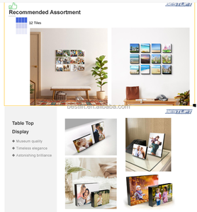 50 Stuks Pak 7Inch Tafelblad Randloze Fotolijst Met Lijm Met 1 Ophangtape - Product Image 4