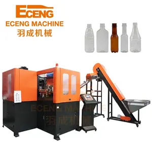 Eceng Q6000 Máquina Profesional de Moldeo por Soplado de Botellas de 4 Cavidades, Hecha en Fábrica, Totalmente Automática