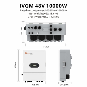 Système solaire hybride Felicity hors réseau 5 kW 8 kW 10 kW triphasé avec batterie lithium haute tension - Product Image 5