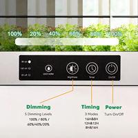 Jardin hydroponique intelligent compact J&C avec lumière de croissance LED 4000K complète et minuterie automatique pour légumes, herbes et fleurs d'intérieur