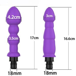 Pistolet fascial chaud transfrontalier accessoires érotiques tête de <span class=keywords><strong>massage</strong></span> fournitures pour adultes pour remplacer la tête pistolet fascial tête en silicone - Product Image 4