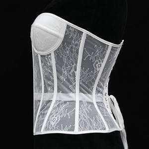 <span class=keywords><strong>Corset</strong></span> bustier <span class=keywords><strong>transparent</strong></span> <span class=keywords><strong>noir</strong></span> pour accessoire de robe, fête de mariage, soutien-gorge, lingerie féminine, haut de <span class=keywords><strong>corset</strong></span> - Product Image 4