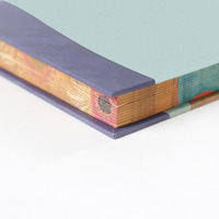 Carnet rigide A5 créatif avec bordure unique motif tournesol, papier artistique, couverture rigide