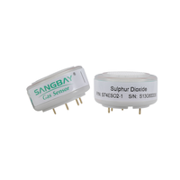 Capteur de surveillance de la pollution atmosphérique Sangbay S74ESO2-10, résolution 20ppb, capteur de dioxyde de soufre à 4 électrodes, plage de détection 0-10ppm