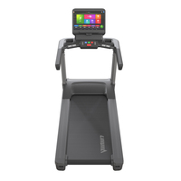 Caminadora Comercial de Alta Resistencia con Nuevo Diseño, Motor Silencioso, Inclinación Automática, Máquina de Correr Inteligente para Gimnasio con Carga Inalámbrica