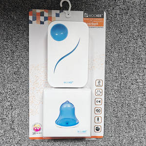 กริ่งประตูไร้สายแบบใช้แบตเตอรี่จากโรงงานจีน ริงโทนแบบดีซี แคมป์ปิญญา สำหรับบ้าน - Product Image 3