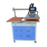 Presse à Chaud Hydraulique Entièrement Automatique Multifonctionnelle 16x20, Imprimante à Plat Double Chauffage, Nouvelle Machine à Presser les Vêtements avec Écran LCD Numérique Ouvert