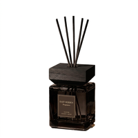 Bouteille diffuseur de parfum en verre carré avec bouchon à vis et impression sérigraphiée, 50ml, 100ml, 150ml, 200ml, 250ml, 500ml