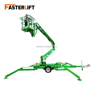 Ce Gecertificeerd 10 ~ 20M 200Kg Belasting High-End Sky Hydraulische Aanhangwagen Kleine Spider Towable Giek Lift Voor Boomwerk - Product Image 2