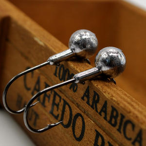 Hangxiang anzuelo de halcón de plomo desnudo anzuelo de cebo de pesca de acero al carbono puntiagudo anzuelo afilado con accesorios suaves al por mayor a granel por Luya - Product Image 5