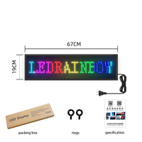 Letrero LED P10 Programable, Letreros LED a Todo Color, Letrero Desplazable LED, Pantalla de Tamaño Personalizado, Tablero de Visualización Publicitaria LED