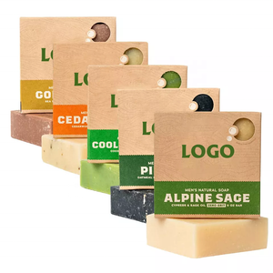 Barre de <span class=keywords><strong>savon</strong></span> pour hommes, marque privée, <span class=keywords><strong>lait</strong></span> de chèvre entièrement naturel, hydratant, fait à la main, pour visage, <span class=keywords><strong>barbe</strong></span>, bain, soins de lavage - Product Image 5
