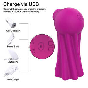 ミニクリット吸盤バイブレーター経口なめプッシータング振動乳首吸引大人用女性用セックスおもちゃ - Product Image 4