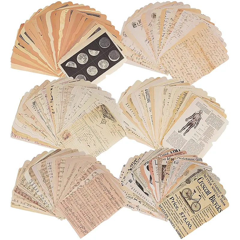 Amazon Hot Sale 25 Blatt Scrapbook-Papier, Vintage Journal ing Scrap booking Supplies Craft Kits TOYS0916