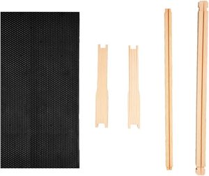 Nouvelle ruche moyenne BEE 10 cadres, en plastique et bois, avec feuilles de fondation en cire d'abeille pré-assemblées - Product Image 6