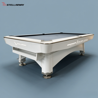 Table de billard professionnelle en bois massif de qualité supérieure, 9 pieds, pour club haut de gamme