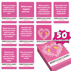 New Design Custom Couple Conversation Game Cards with Premium Thick Paper for Adult Party, Date Night &amp; Social <strong>Gathering</strong> - Product Image 1