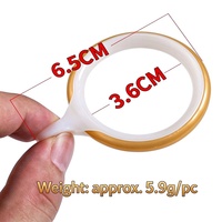 Anneau de suspension pour rideau, Anneau de traction, Anneau silencieux épaissi, Anneau à boucle circulaire, Anneau de suspension circulaire, Anneau de suspension, Tringle à rideau