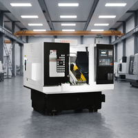 Tour CNC horizontal de haute qualité, économique, pour la découpe et le tournage des métaux, tour CNC à banc plat