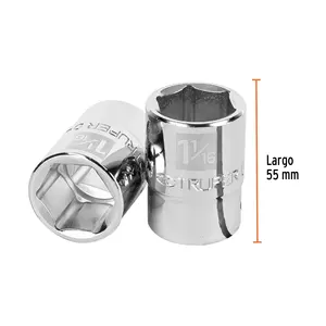 BOX 3 Chiave a bussola a 6 punte da 1-1/16 pollici, attacco da 3/4 pollici, TRUPER - Product Image 2