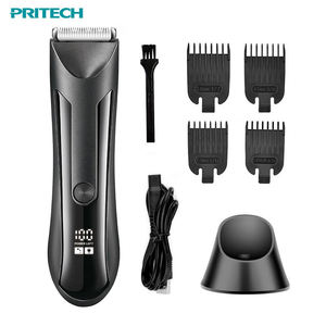 Pritech <span class=keywords><strong>rasoir</strong></span> électrique humide/sec Manscape tondeuse électrique aine corps tondeuse ABS 5W avec tête remplaçable étanche pour hommes - Product Image 1
