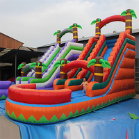 Nouveau style de château gonflable pour enfants avec souffleur, garantie de 2 ans, installation facile, joli dessin animé, bouée de pêche gonflable, ballons de plage