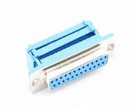 Conector de tipo de prensa de cabeza macho y hembra DB25 DB9 DB15 DB25 de 37 pines, conector D Sub, conector D, Conector de 15P y 25P de 9, 15, 25 y 25 pines
