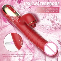 Neuerscheinung 2-in-1 Doppelkopf-Vibrator-Dildo für Frauen mit Fernbedienung und 10 Vibrationsmodi