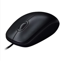 Souris optique filaire M100, plug-and-play USB pour PC, ordinateur portable, ordinateur de bureau, vente en gros OEM, logo personnalisé en vrac