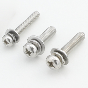 Juego de tornillos Sems de acero inoxidable 316 con cabeza hueca Phillips y junta de resorte plana, tamaños M3, M4, M5, M6 - Product Image 5