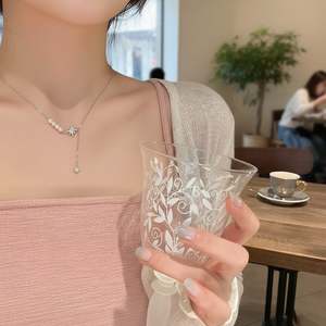 Vendita calda stile coreano iniziale girocollo di perle incrociate di tendenza gioielli da donna di moda-disponibile all'ingrosso - Product Image 3