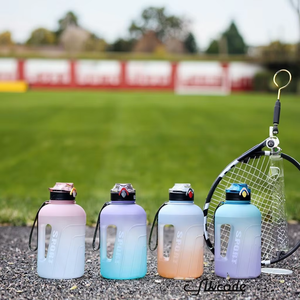 <span class=keywords><strong>Gourde</strong></span> grande capacité 1800ML Sports d'été Bouilloire en plastique avec couvercles pour le camping et les voyages - Product Image 3