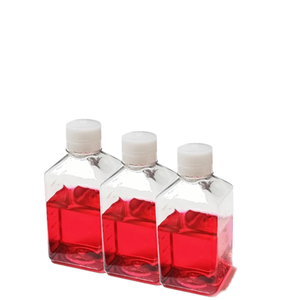 Botella de Plástico Cuadrada para Medios de Cultivo, Esterilizada, para Almacenamiento de Suero, 500 ml, para Uso en Laboratorio - Product Image 1