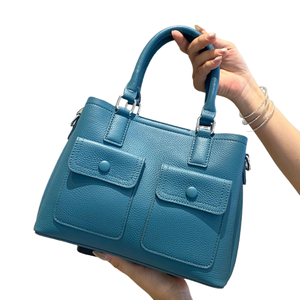 Bolsos de Hombro Cruzados de Cuero Vacuno Genuino para Mujer, Nuevos Modelos 2025, con Cierre de Cremallera Impermeable, Forro de Poliéster Suave, a la Moda - Product Image 1