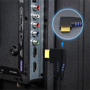 Cablecreation 4K @ 30Hz <span class=keywords><strong>16ft</strong></span> USB C để <span class=keywords><strong>HDMI</strong></span> Cáp <span class=keywords><strong>HDMI</strong></span> loại A đến C Cáp - Product Image 3