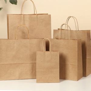 Hot Selling <b>Biodegradable</b> Promotional Shopping Kraft <b>Paper</b> Bag - Product Image 4