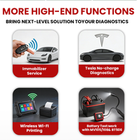 Outil de diagnostic MaxiSys Ultra EV, FCA AutoAuth, procédures guidées VAG, 36 fonctions de service.