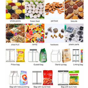 Autompack nhà máy 10 đầu 1.6 lít Phễu khoai tây chiên đậu căng phồng gạo rang hạt điều <span class=keywords><strong>multihead</strong></span> định lượng máy đóng gói - Product Image 3