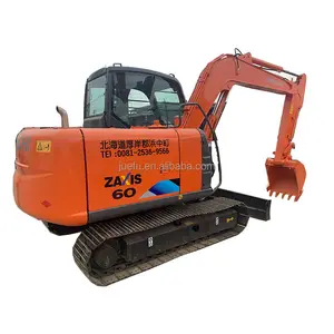 ORIGINAL ZAXIS 60 USED HITACHI ZX60 DIGGER WITH ORIGINAL SPARE PARTS GOOD CONDITION.SECOND HAND EXCAVATOR USED CRAWLER EXCAVATOR