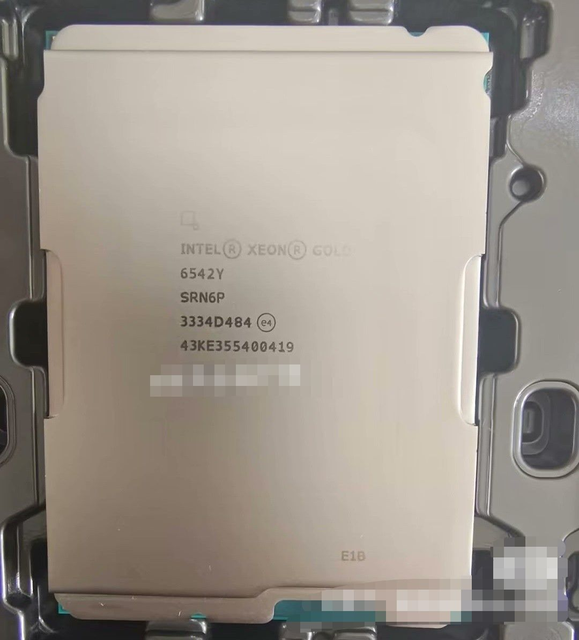 Intel Xeon Gold 6542Y Processor 2.90 GHz 60M Cache FC-LGA16N Tray CPU for Servers L3 Socket Type Used and New