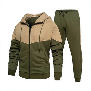 Chándal Unisex de Color Sólido con Capucha, Cortavientos, Ligero, de Manga Larga, con Cierre de Cordón, Ropa Casual de Invierno, 100% Algodón - Product Image 2