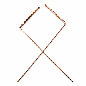 Kit de baguettes de radiesthésie Feng Shui pour le défrichement des terres et l'évaluation énergétique des maisons, instrument de divination en cuivre, exportateur - Product Image 2