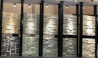 En gros Pas Cher Naturel Feuille de Mur de Pierre De Culture de Ciment Prix De Placage