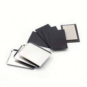 Manufacturer Cheap Custom Raw Tinplate Tin Metal Rectangle 80*53Mm Button <b>Fridge</b> Magnet Materials - Product Image 3