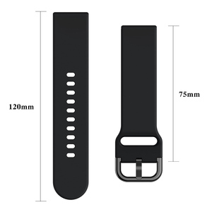 Bracelet de montre en silicone respirant de 20 mm pour Samsung Galaxy Watch 7/6/5/4, bracelet de montre de 22 mm pour Amazfit Active <span class=keywords><strong>2</strong></span> pour <span class=keywords><strong>GT</strong></span> <span class=keywords><strong>2</strong></span> 42 mm - Product Image 5