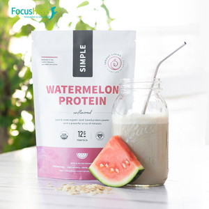 FocusHerb Poudre d'extrait de graine de pastèque naturelle de haute qualité biologique de qualité alimentaire 70% Supplément de protéines