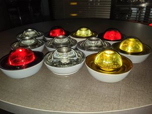 Дорожные светоотражатели CE Glass Cat Eye |   Дорожные маркеры из закаленного стекла 10 см с ретрорефлекторным покрытием для долговечной безопасности дорожного движения, популярная модель в Алжире - Product Image 4