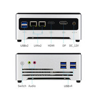 Miniordenador NUC de 13ª generación con Intel Core I3 I5 I7 Windows11 y Linux DDR5 Barebone NUC ordenador uso Industrial enchufe EE. UU./UE/JP